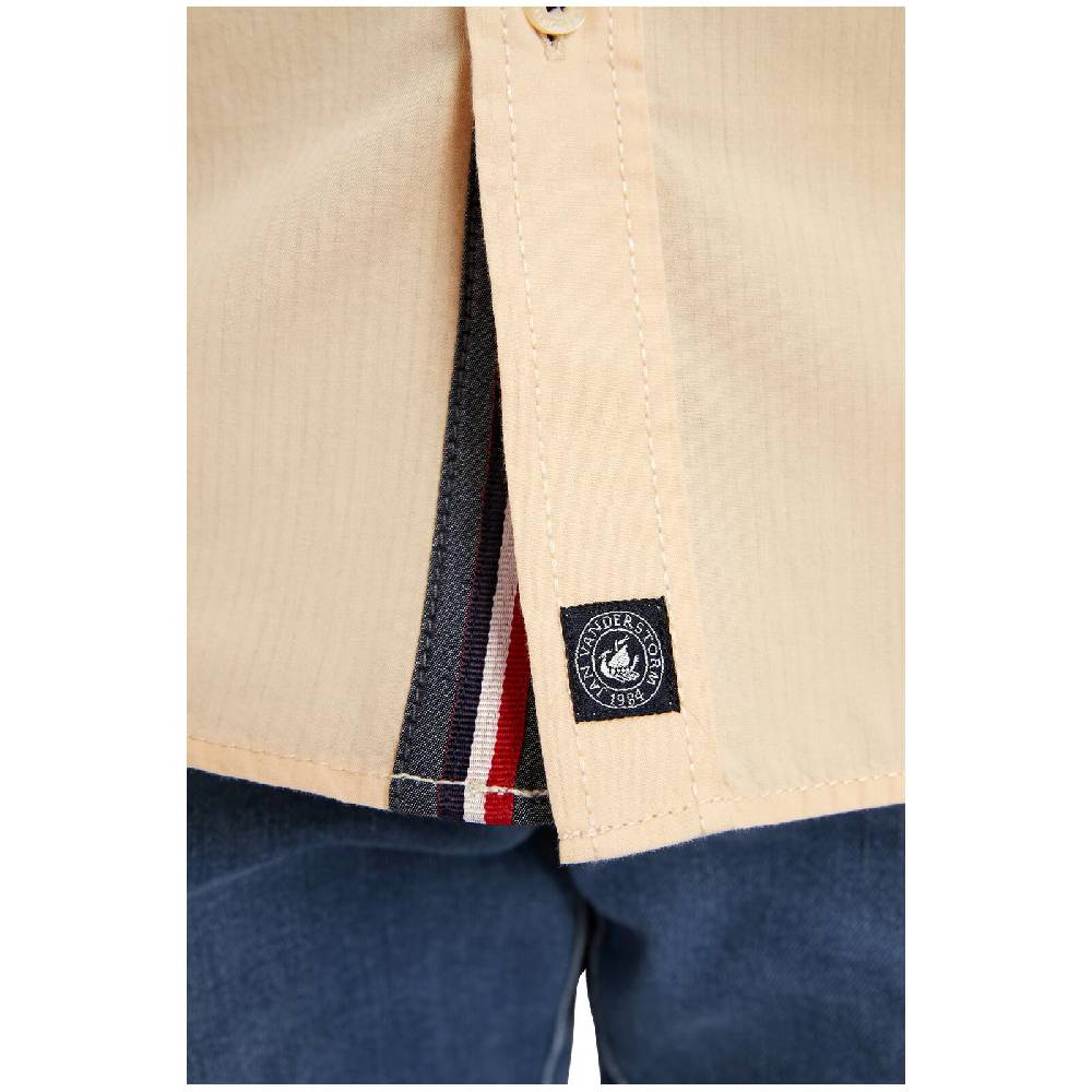 Jan Vanderstorm Kurzarmhemd SKIRNIR Beige