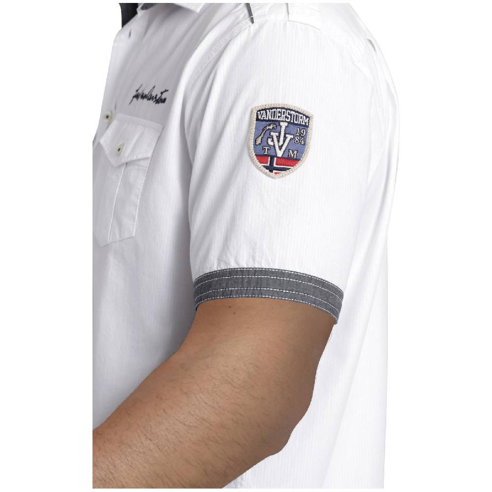 Jan Vanderstorm Kurzarmhemd SKIRNIR Weiß