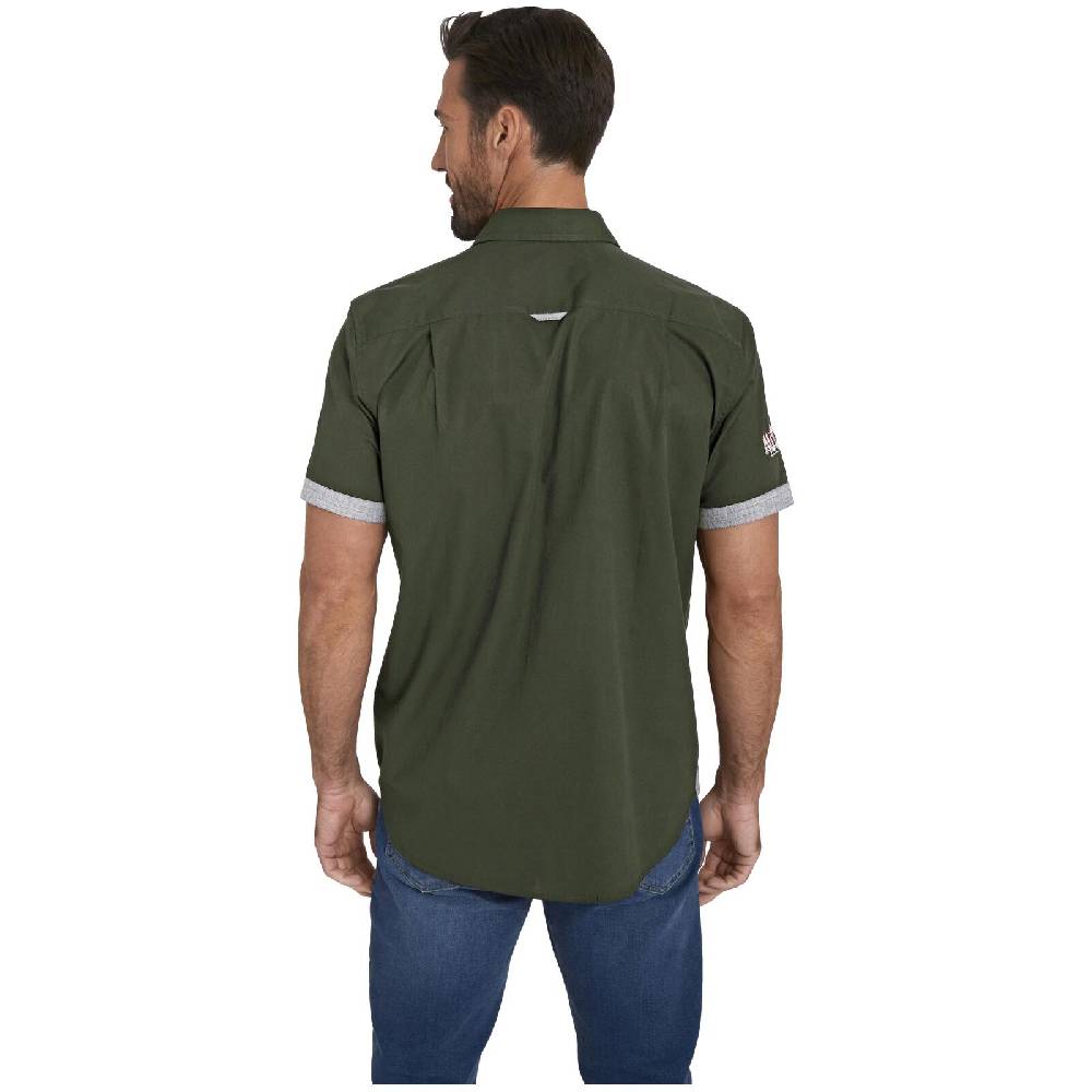 Jan Vanderstorm Kurzarmhemd SNOFRED Oliv