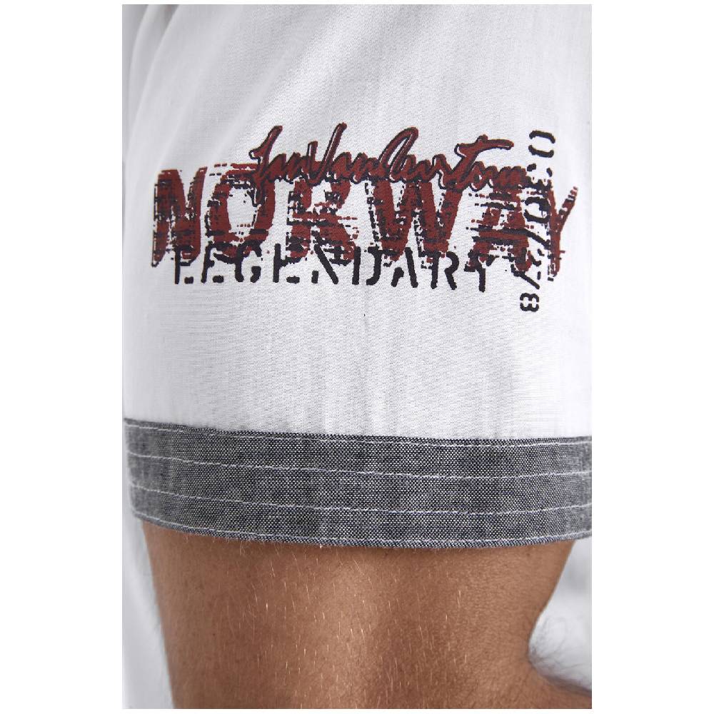 Jan Vanderstorm Kurzarmhemd SNOFRED Weiß