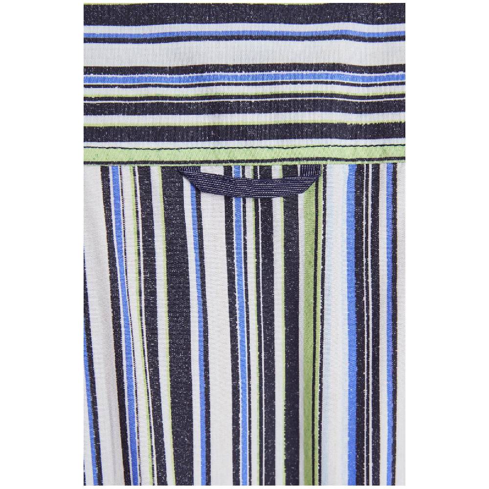 Jan Vanderstorm Kurzarmhemd VETTE Blau Gestreift