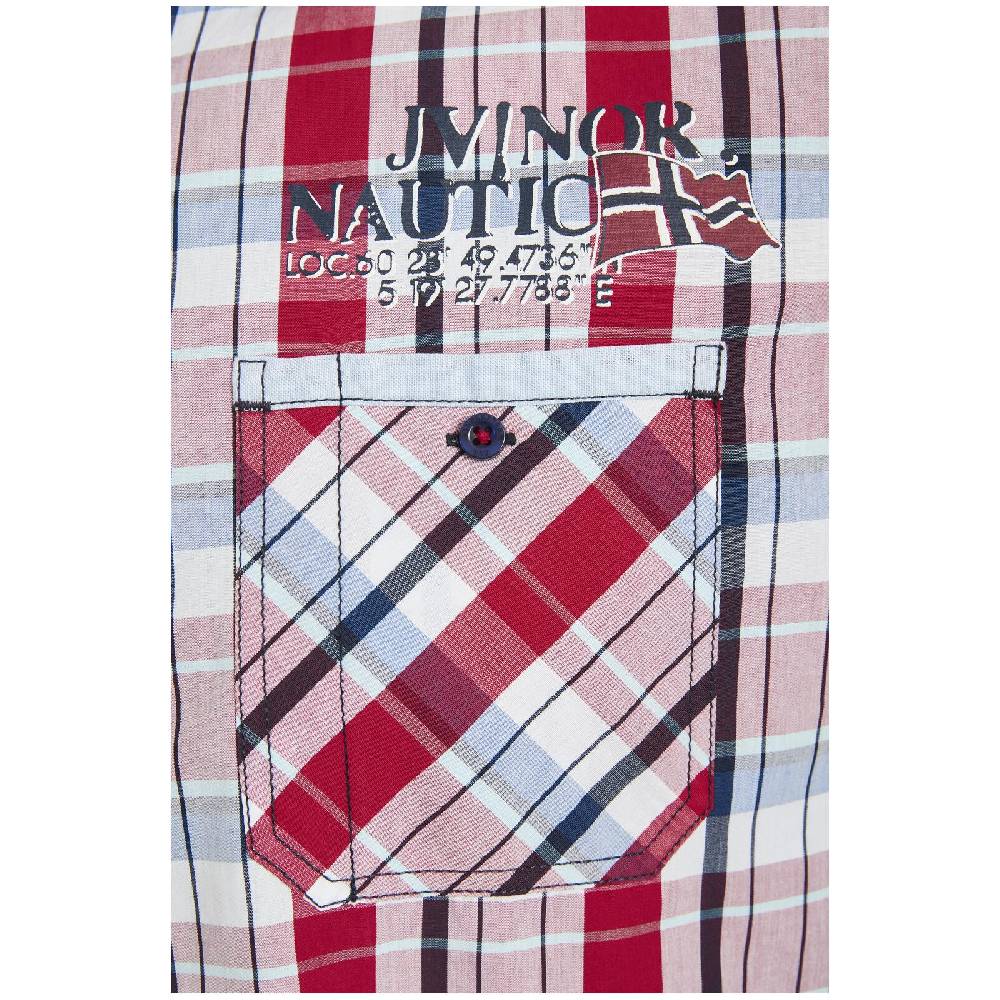 Jan Vanderstorm Kurzarmhemd WENTZEL Rot Kariert