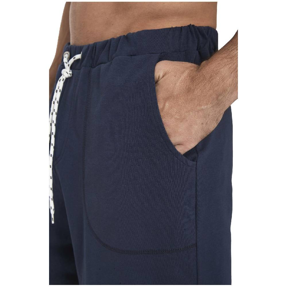 Jan Vanderstorm Kurze Schlafhose BRARO Dunkelblau