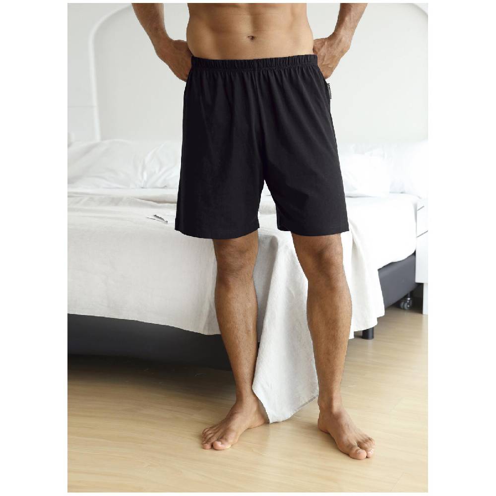 Jan Vanderstorm Kurze Schlafhose MALVIK Schwarz
