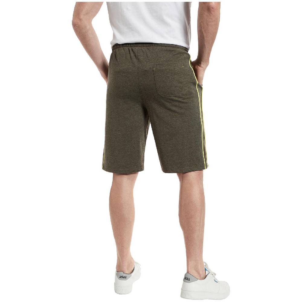 Jan Vanderstorm Kurze Sweathose AABU Oliv Melange