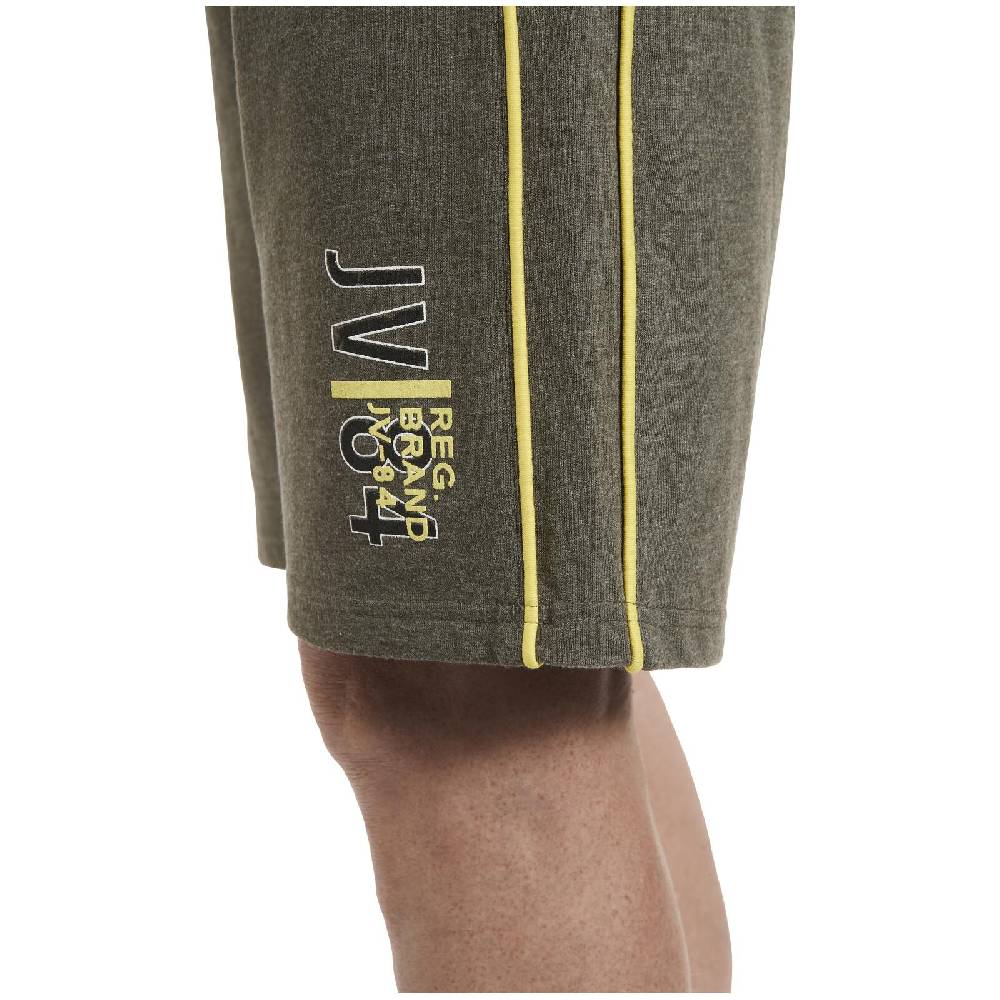 Jan Vanderstorm Kurze Sweathose AABU Oliv Melange