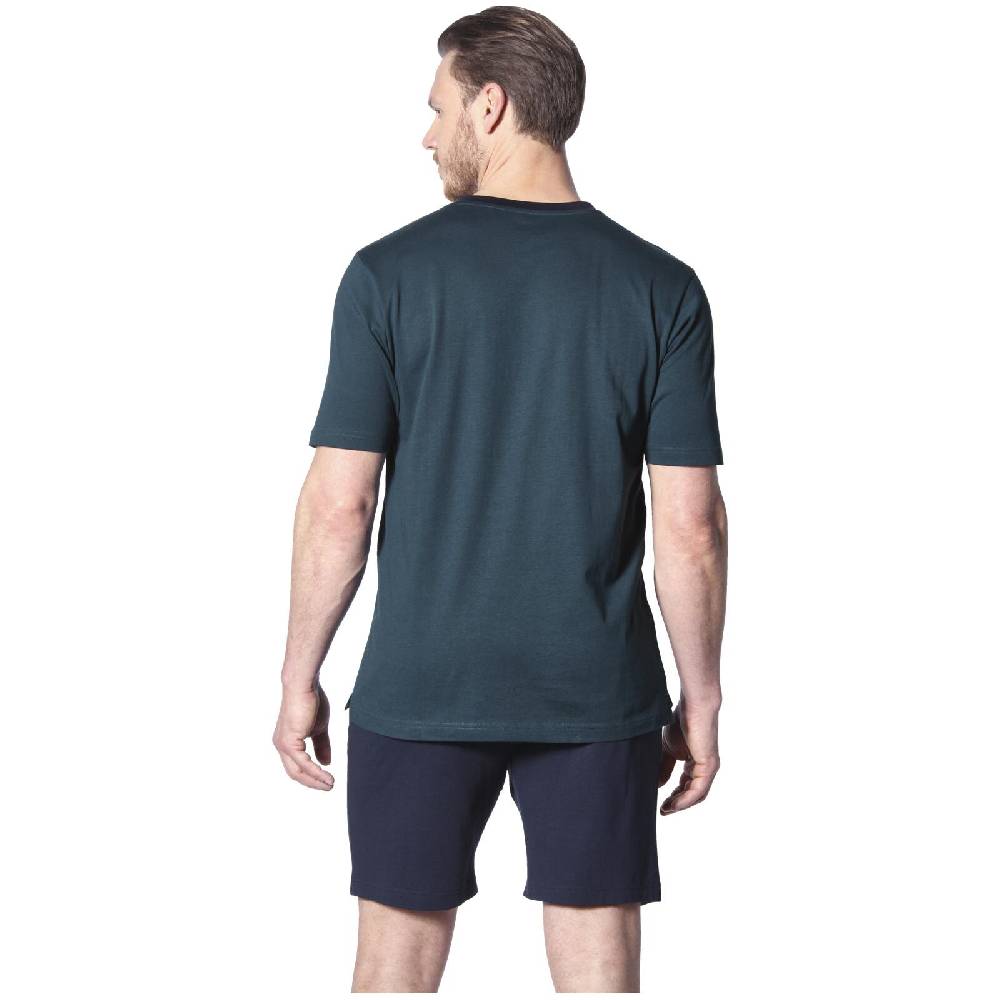 Jan Vanderstorm Kurzer Schlafanzug EDIN Dunkelblau