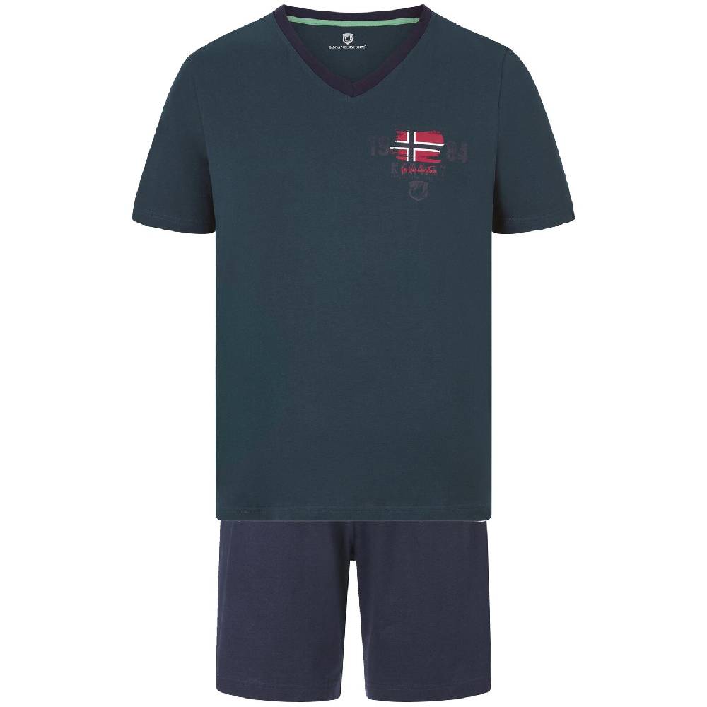 Jan Vanderstorm Kurzer Schlafanzug EDIN dunkelblau
