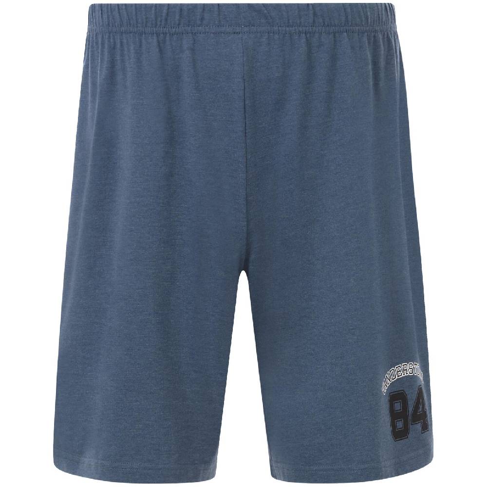 Jan Vanderstorm Kurzer Schlafanzug LANDOGAR Blau