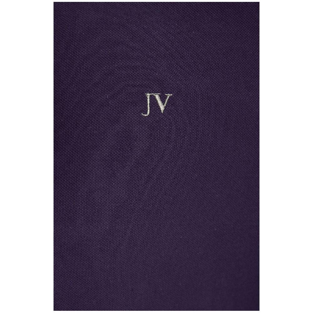 Jan Vanderstorm Langarm-Poloshirt ELLIS Lila