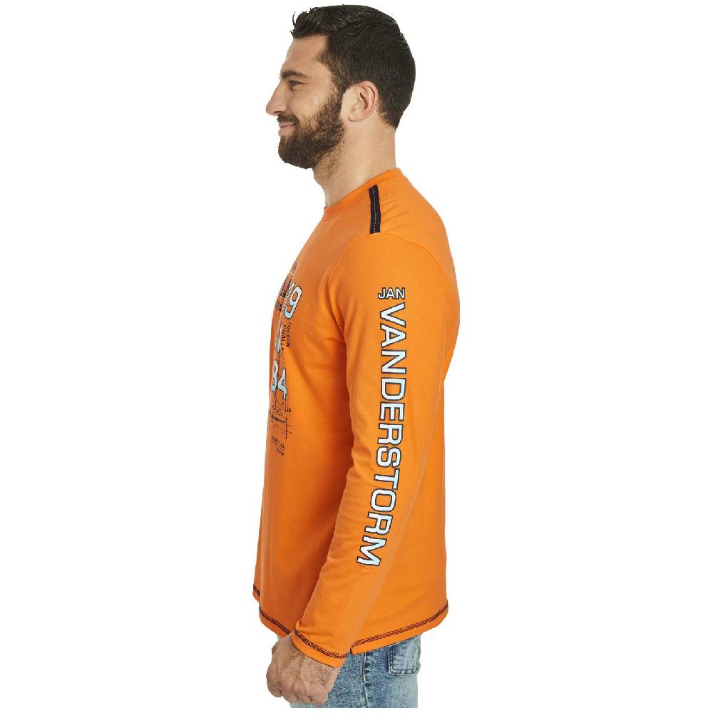 Jan Vanderstorm Langarmshirt BERTULI Orange