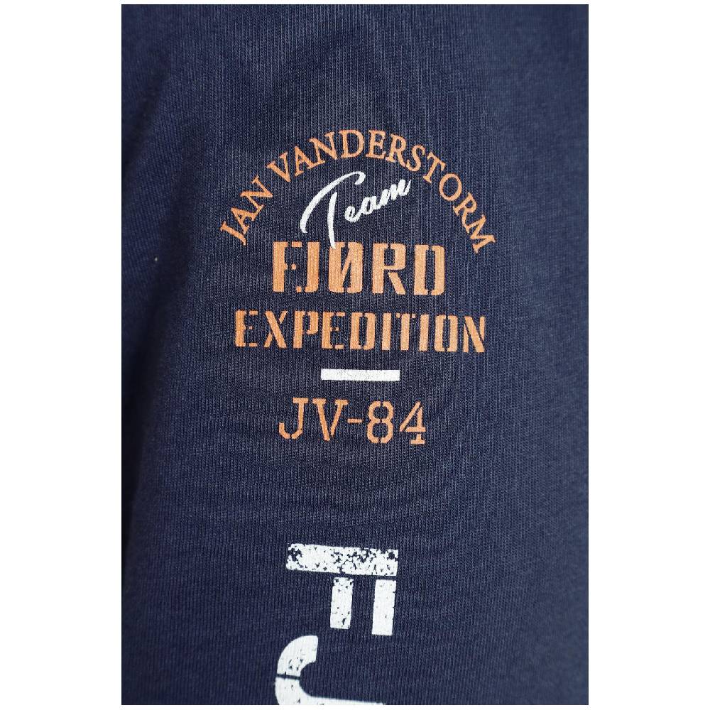 Jan Vanderstorm Langarmshirt ELION Dunkelblau