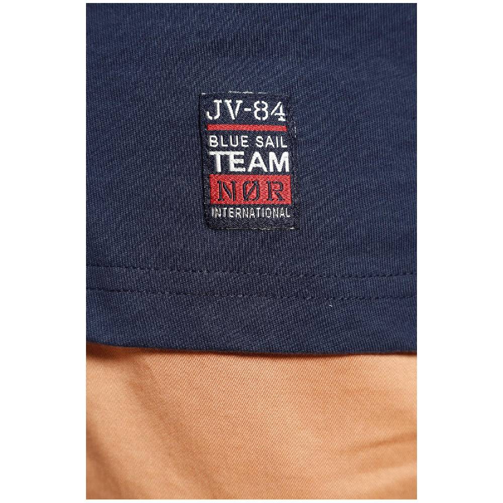 Jan Vanderstorm Langarmshirt ELION Dunkelblau