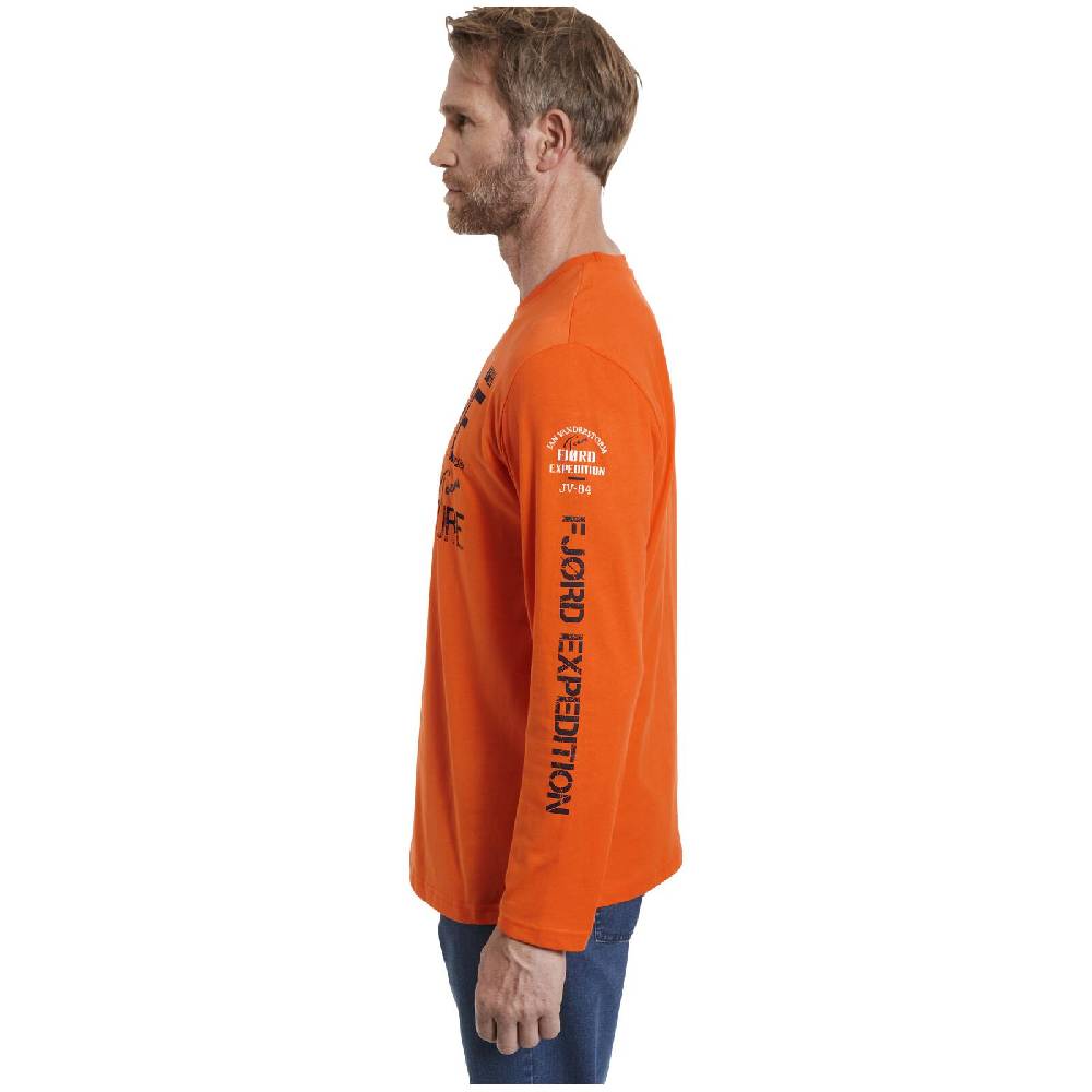 Jan Vanderstorm Langarmshirt ELION Orange