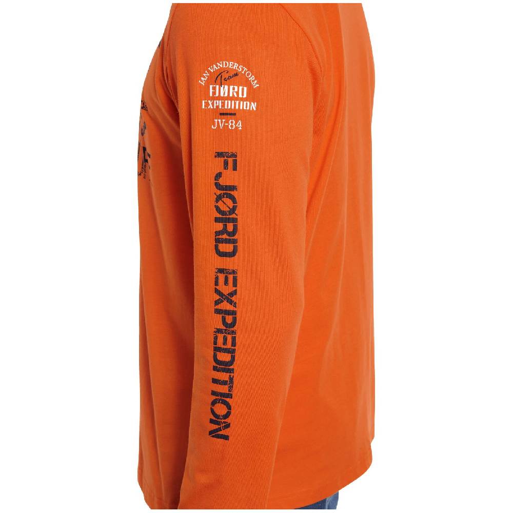 Jan Vanderstorm Langarmshirt ELION Orange
