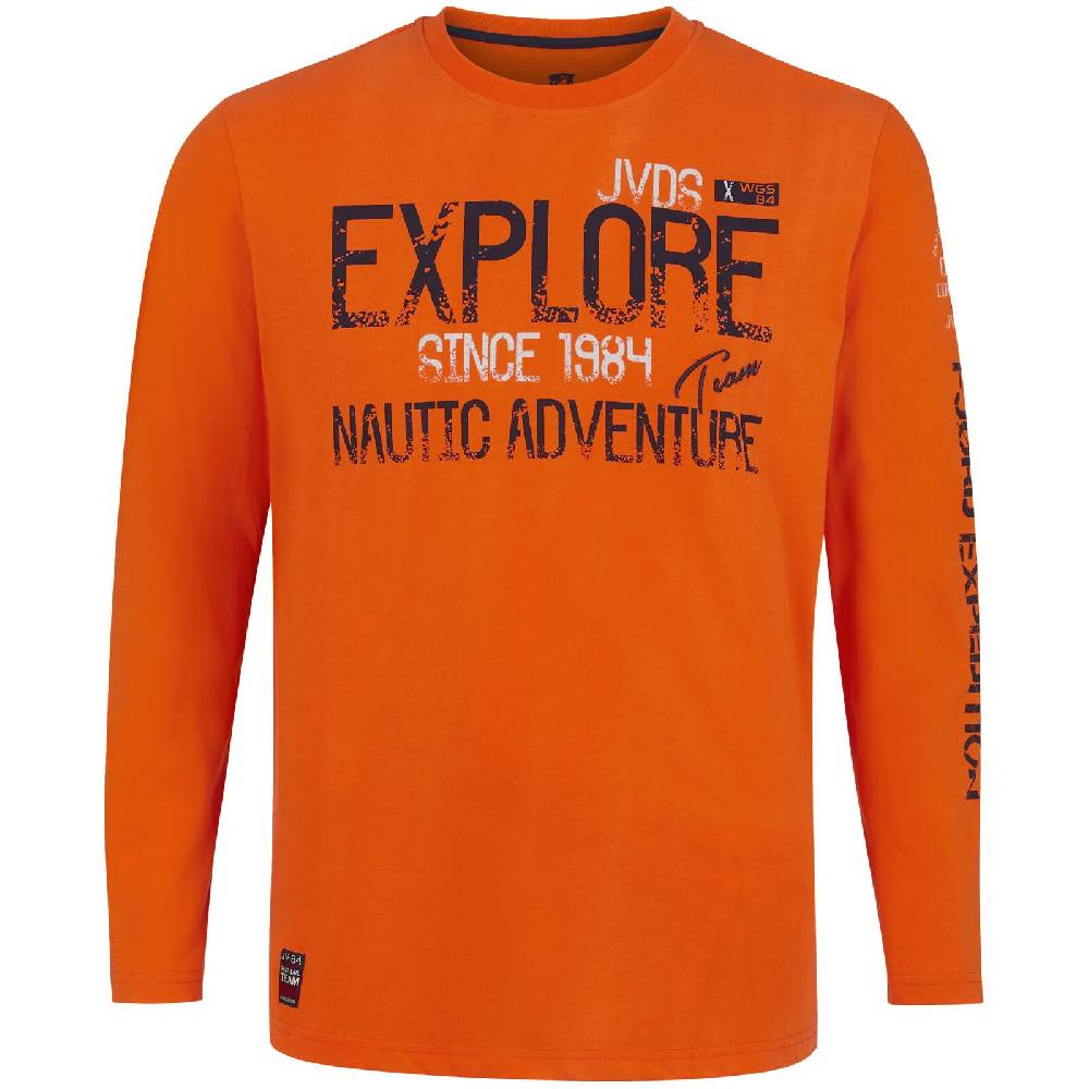Jan Vanderstorm Langarmshirt ELION orange