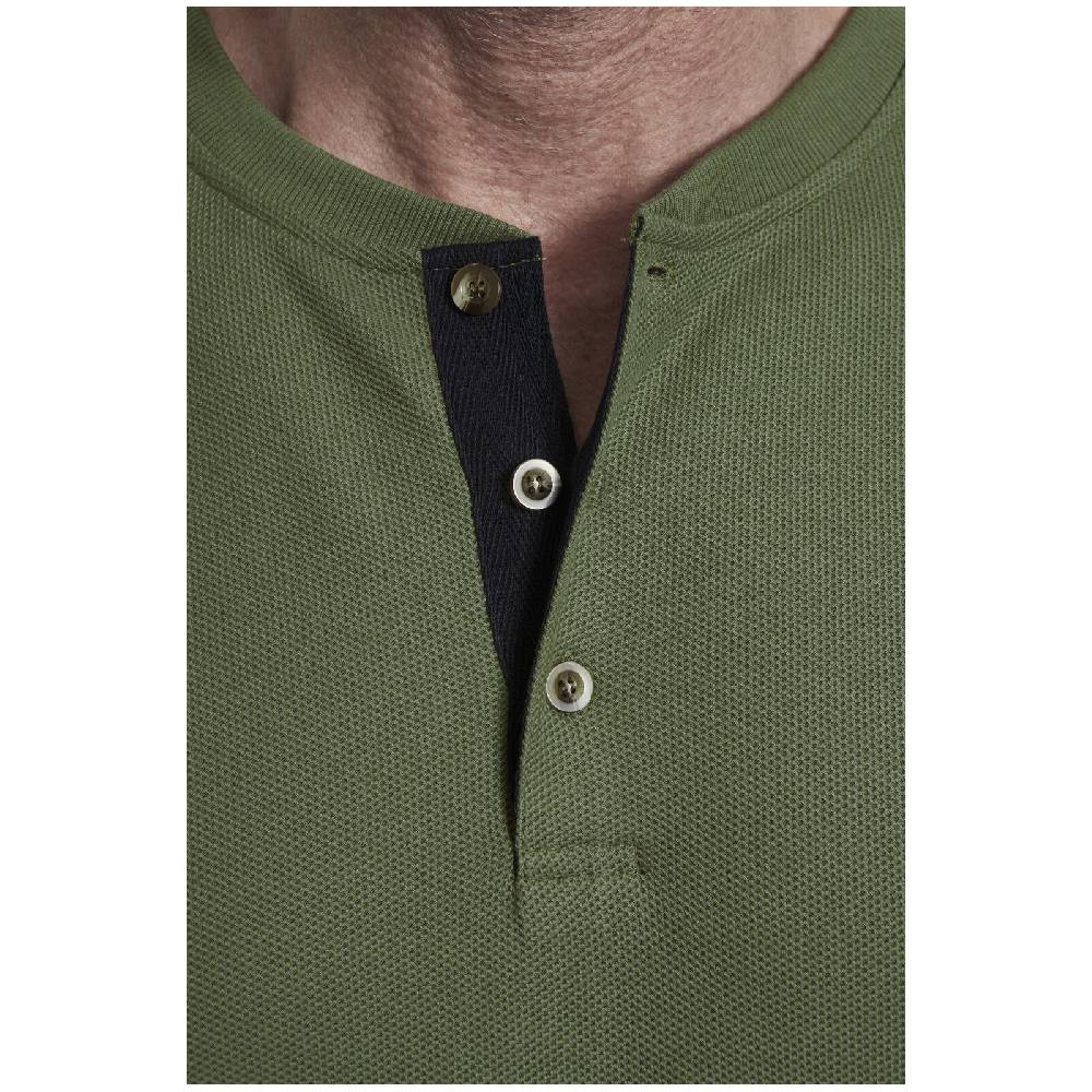 Jan Vanderstorm Langarmshirt IVOR Oliv