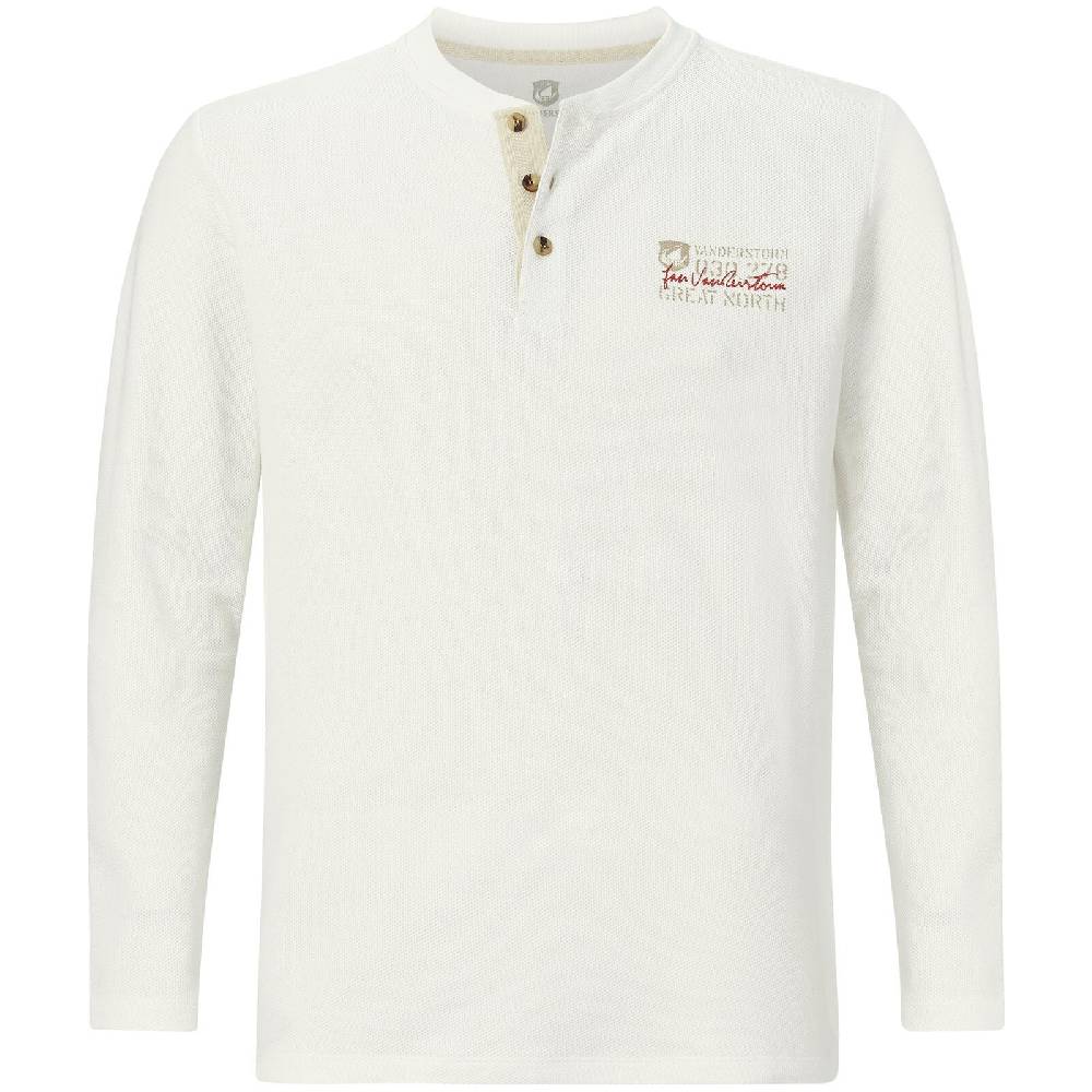 Jan Vanderstorm Langarmshirt IVOR wollweiß