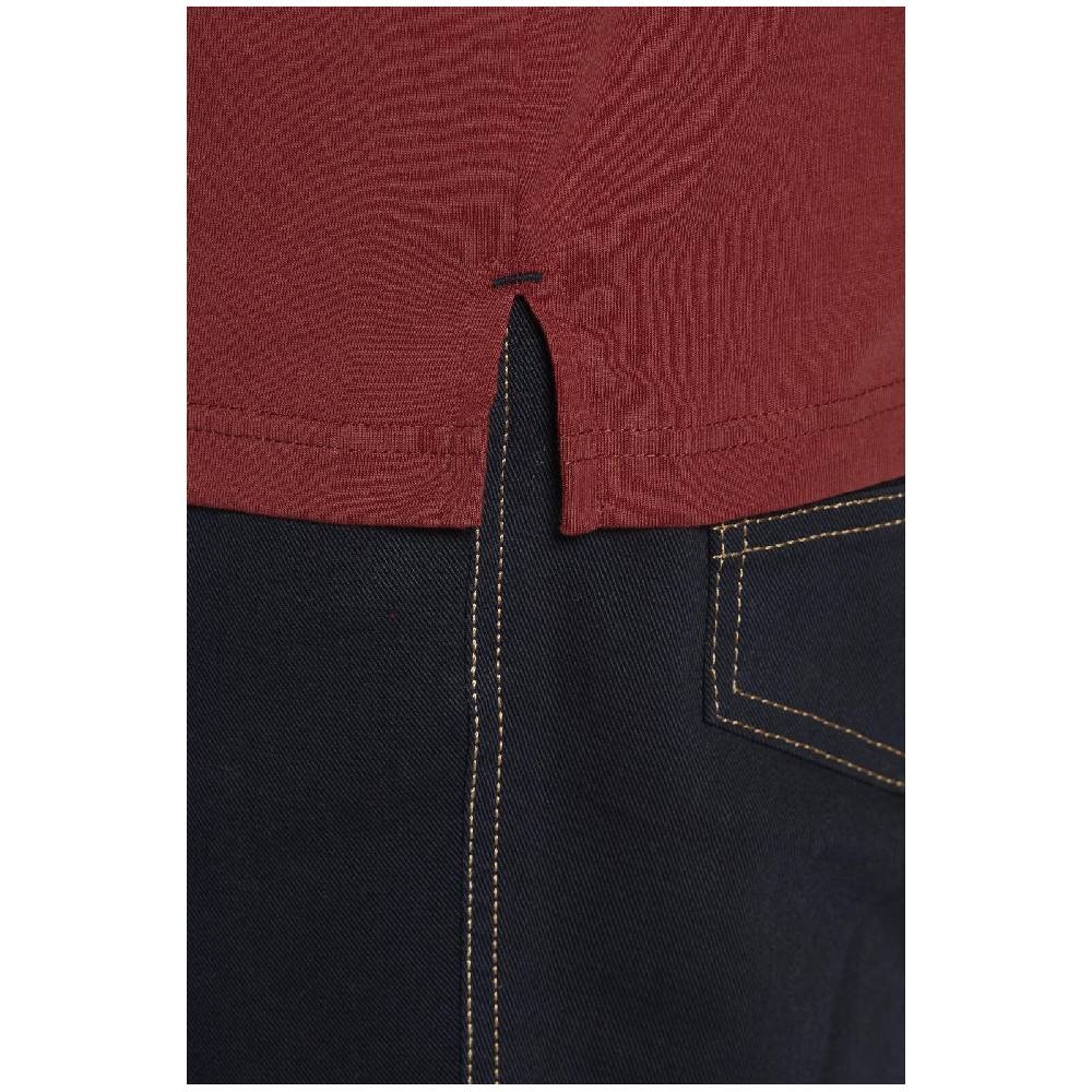 Jan Vanderstorm Langarmshirt NICIAS Dunkelrot