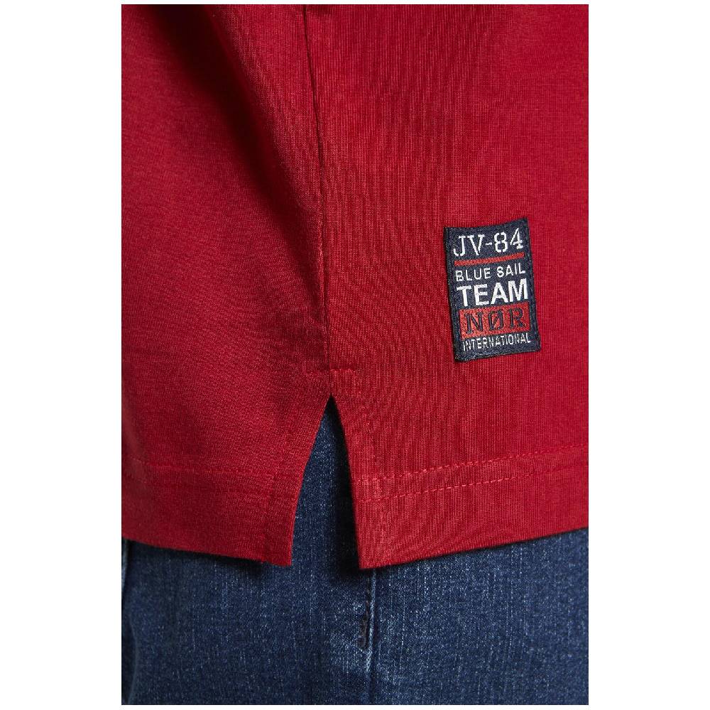 Jan Vanderstorm Langarmshirt NIELSON Rot