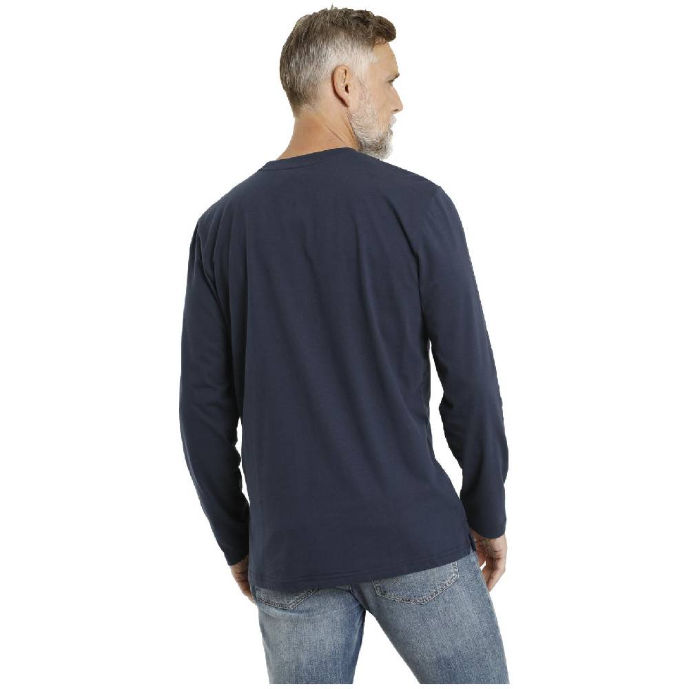 Jan Vanderstorm Langarmshirt STAAF Dunkelblau