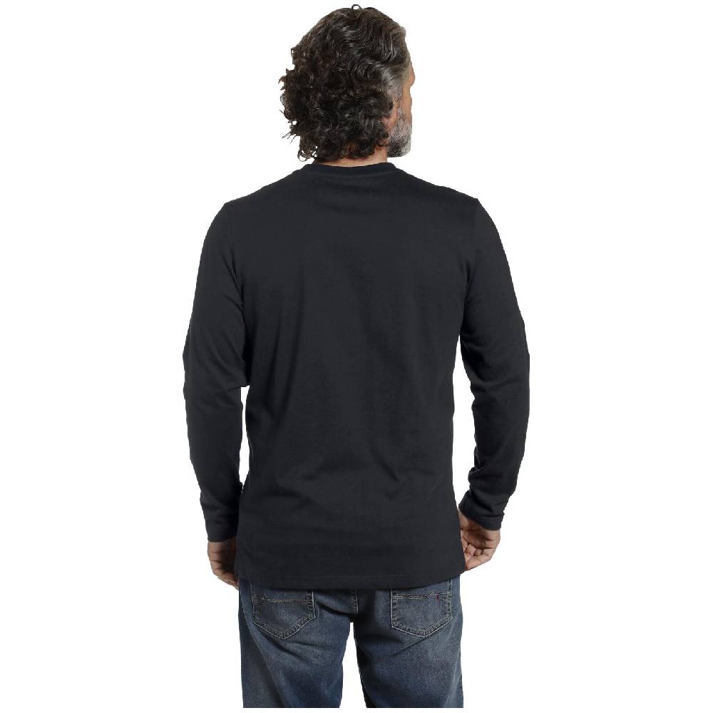 Jan Vanderstorm Langarmshirt STAAF Schwarz