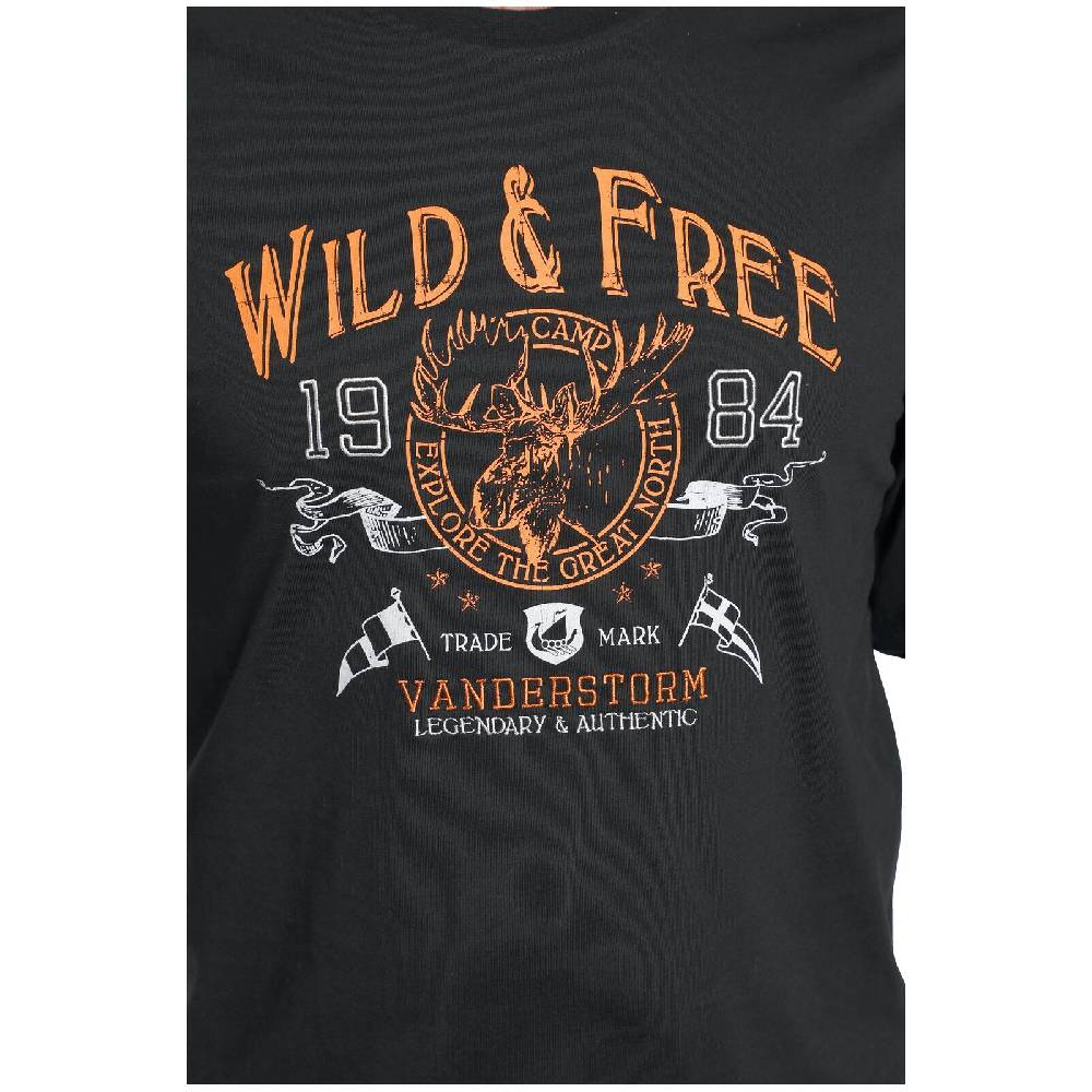 Jan Vanderstorm Langarmshirt STAAF Schwarz