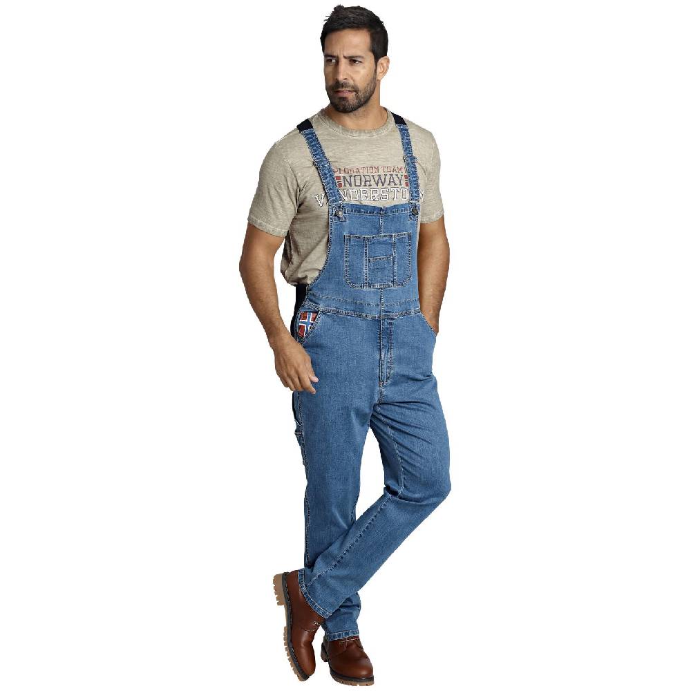 Jan Vanderstorm Latzhose KEARON Blau