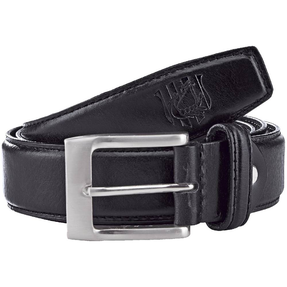 Jan Vanderstorm Ledergürtel DEODOR schwarz