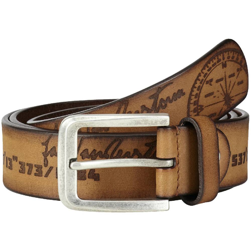 Jan Vanderstorm Ledergürtel MEINOLD hellbraun