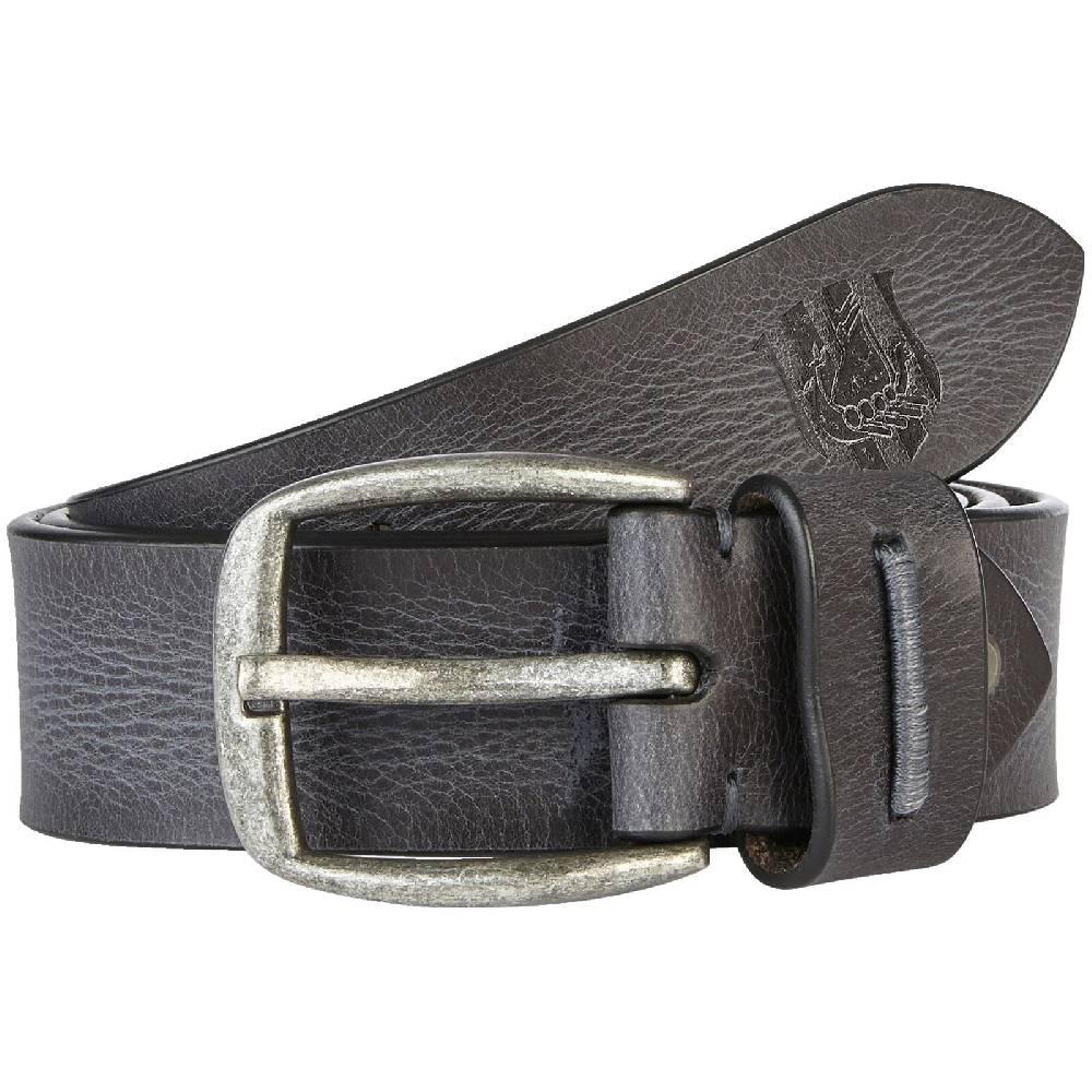 Jan Vanderstorm Ledergürtel THORULF grau