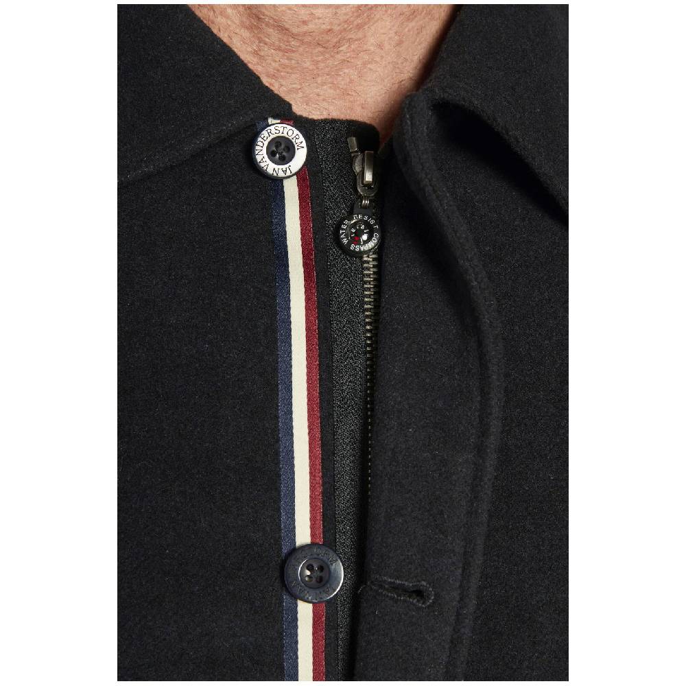 Jan Vanderstorm Mantel NORMEN Dunkelblau