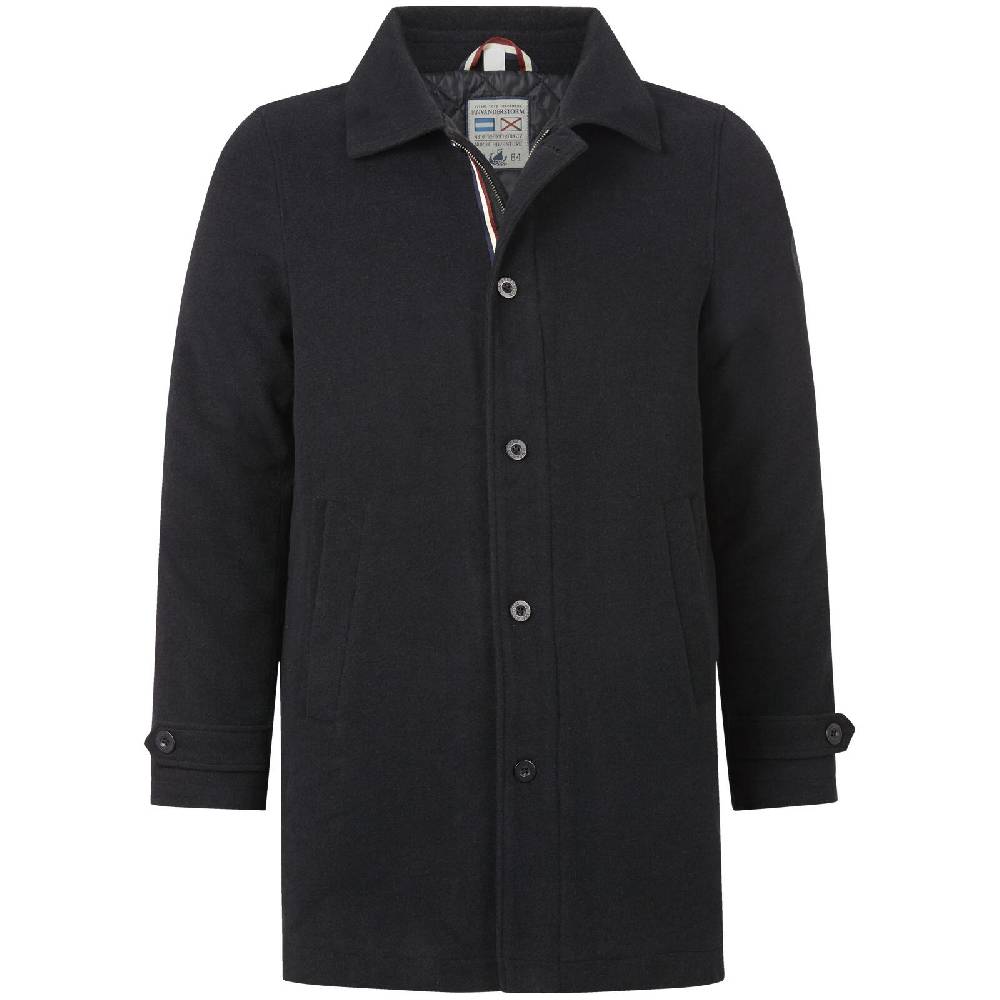 Jan Vanderstorm Mantel NORMEN dunkelblau