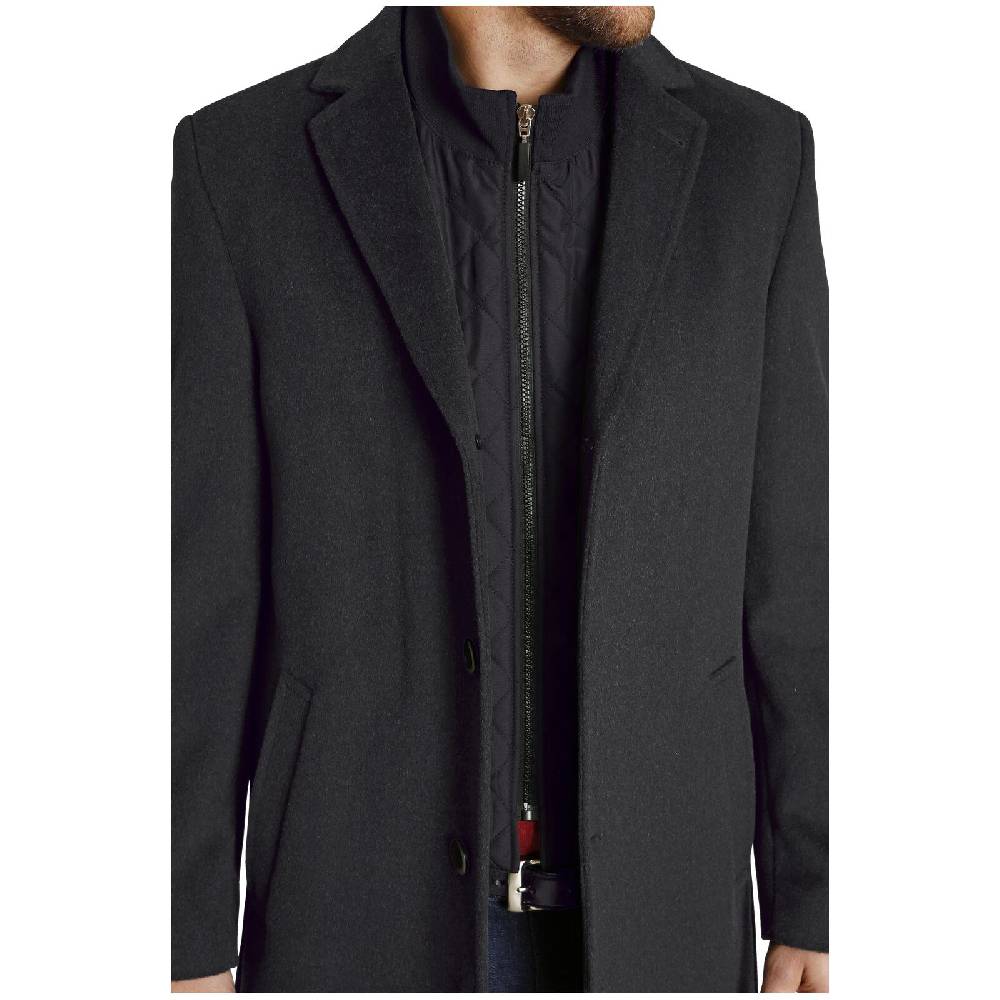 Jan Vanderstorm Mantel UNSKA Dunkelgrau