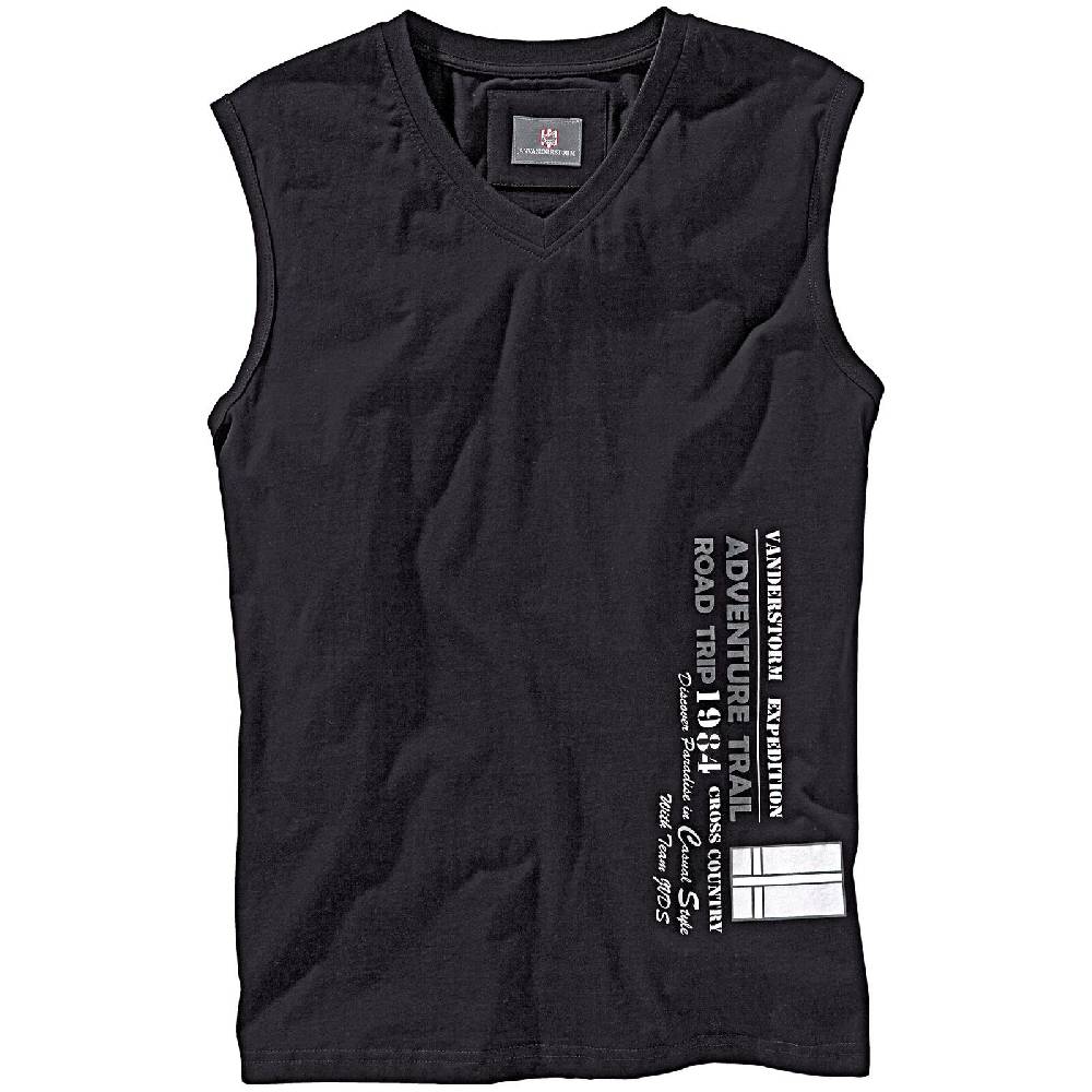 Jan Vanderstorm Muskelshirt LACI Schwarz