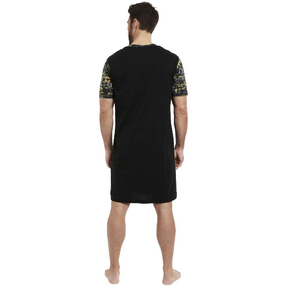 Jan Vanderstorm Nachthemd ERLANTTI Schwarz