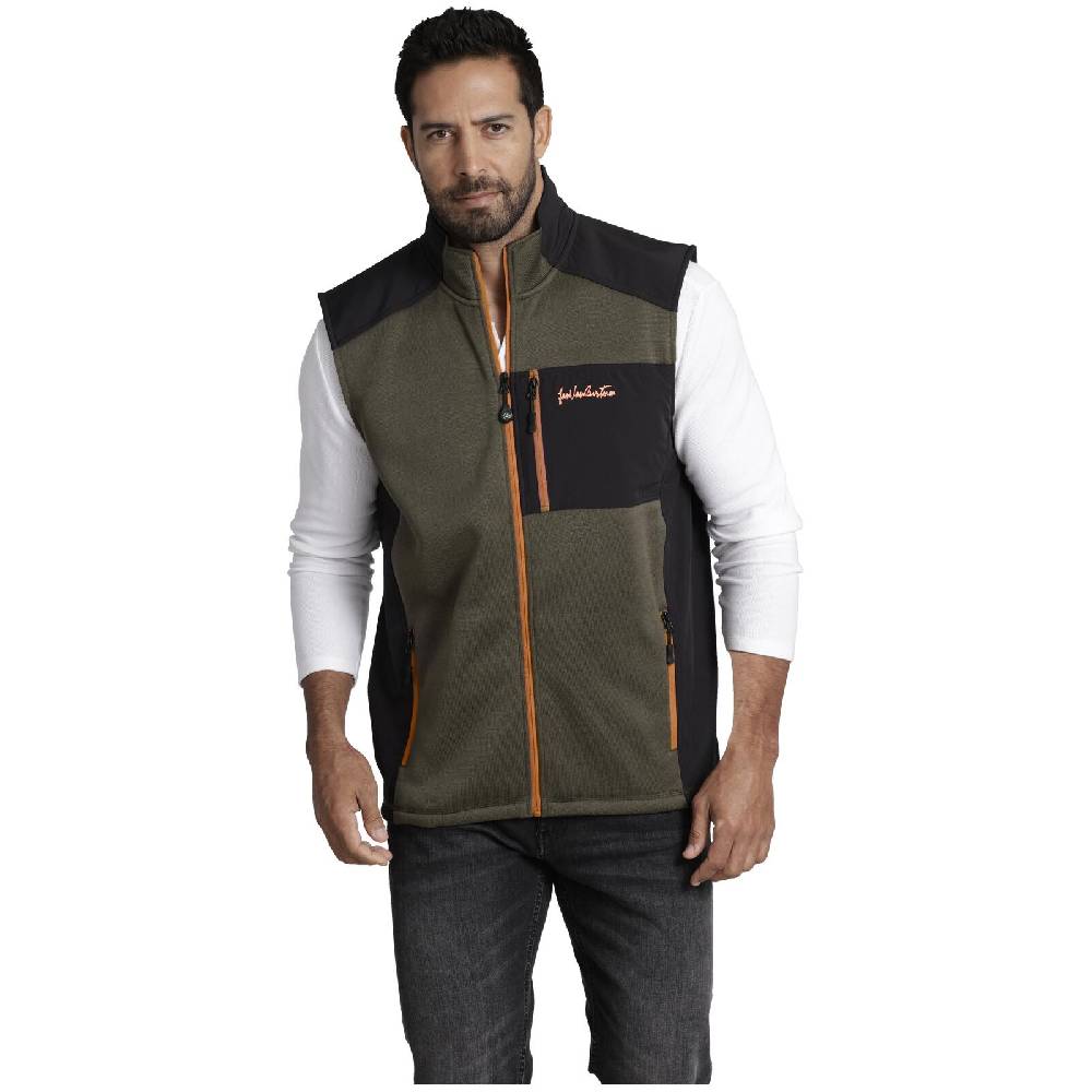 Jan Vanderstorm Outdoorweste ADALWOLF Oliv Schwarz