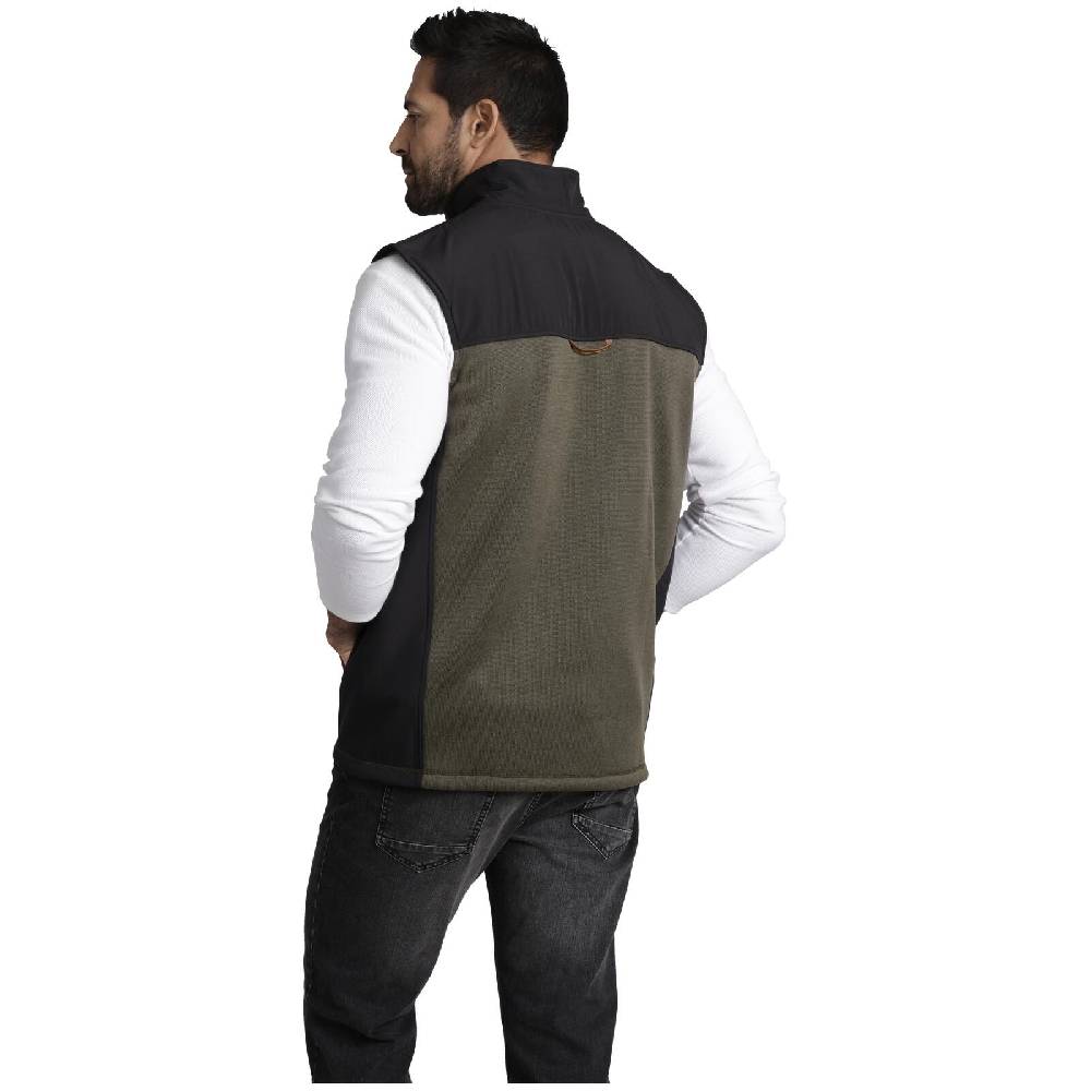 Jan Vanderstorm Outdoorweste ADALWOLF Oliv Schwarz