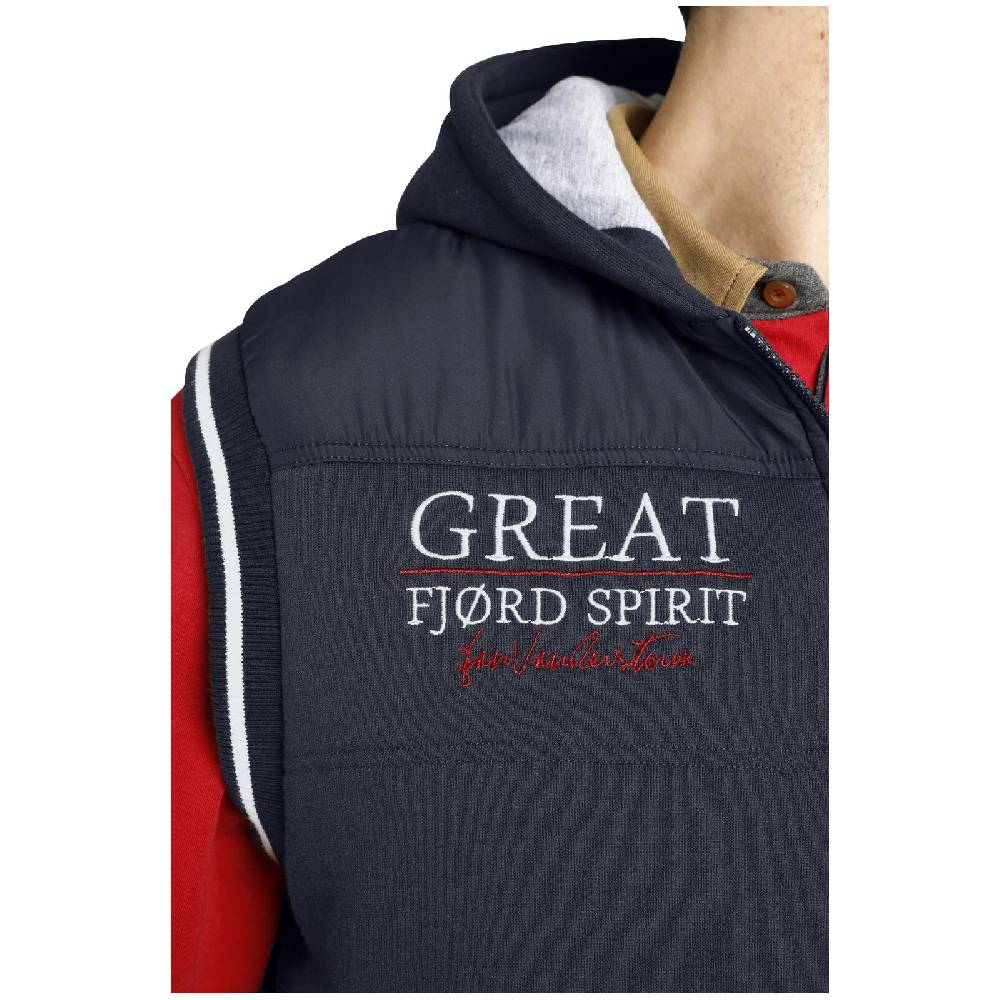 Jan Vanderstorm Outdoorweste GONER Dunkelblau