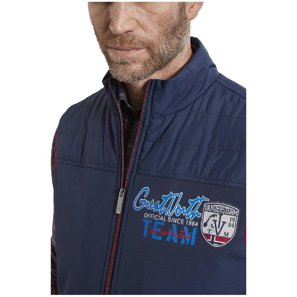 Jan Vanderstorm Outdoorweste HAAKON Dunkelblau