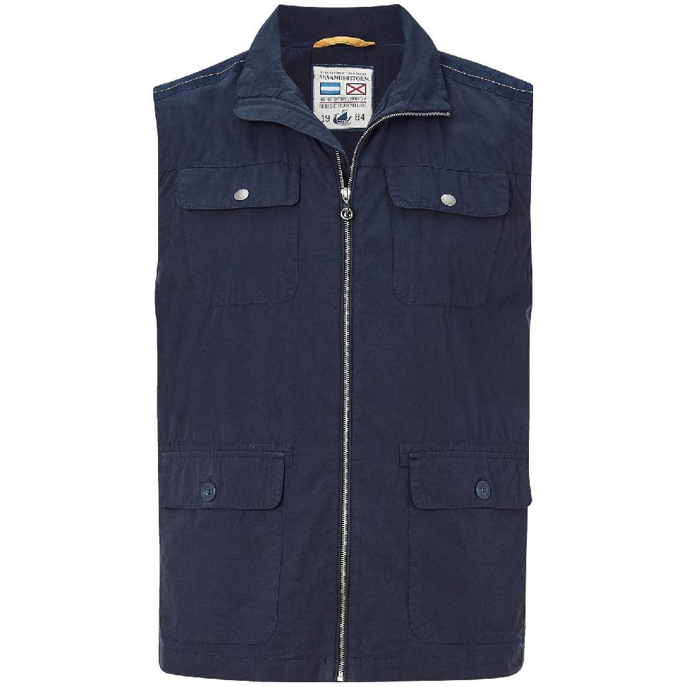 Jan Vanderstorm Outdoorweste MILAV dunkelblau