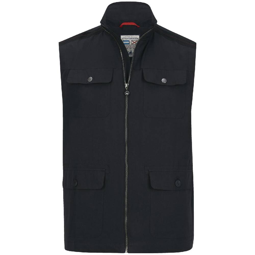 Jan Vanderstorm Outdoorweste MILAV dunkelgrau