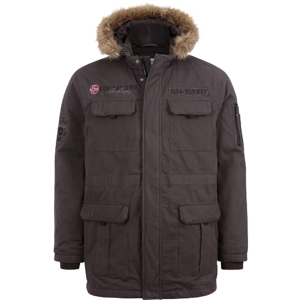 Jan Vanderstorm Parka DOLF dunkelbraun