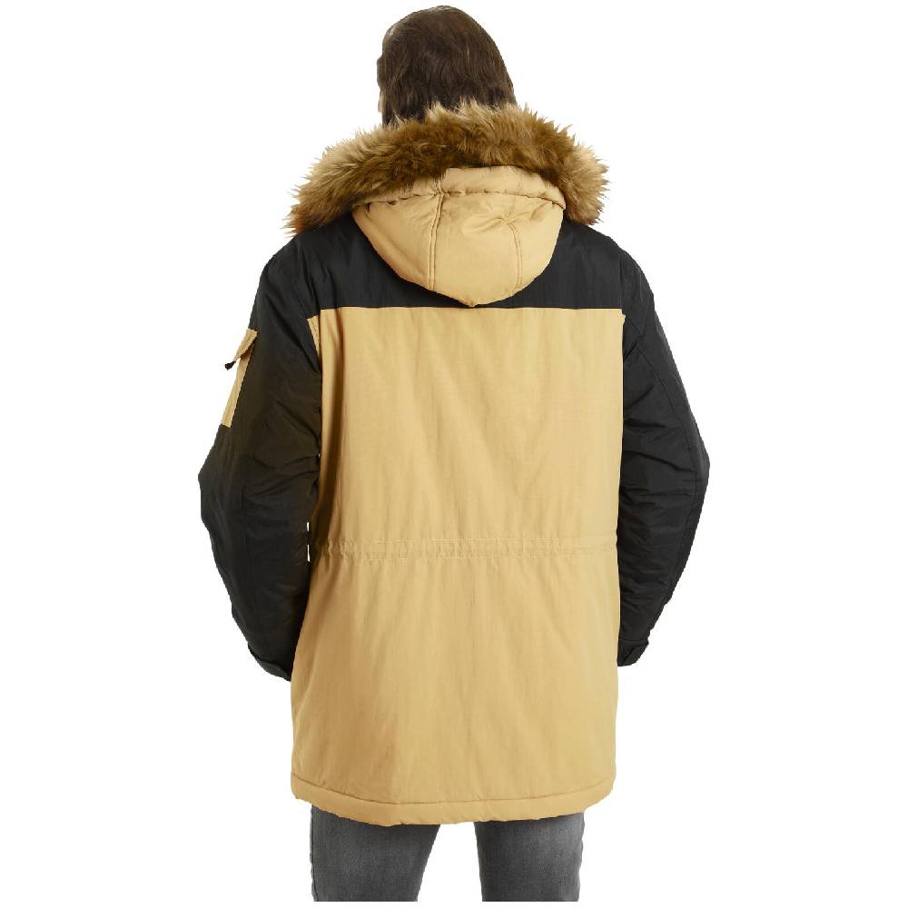 Jan Vanderstorm Parka JOKUM Beige Schwarz