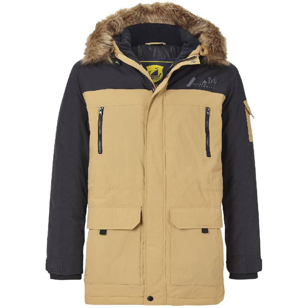 Jan Vanderstorm Parka JOKUM beige schwarz