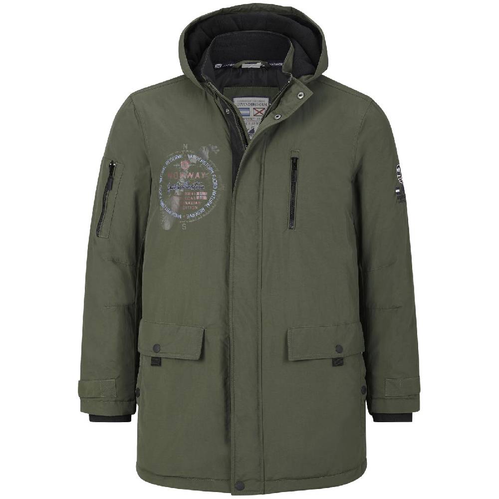 Jan Vanderstorm Parka RANDWING dunkelgrün