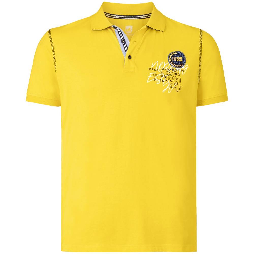 Jan Vanderstorm Poloshirt AGRIM gelb