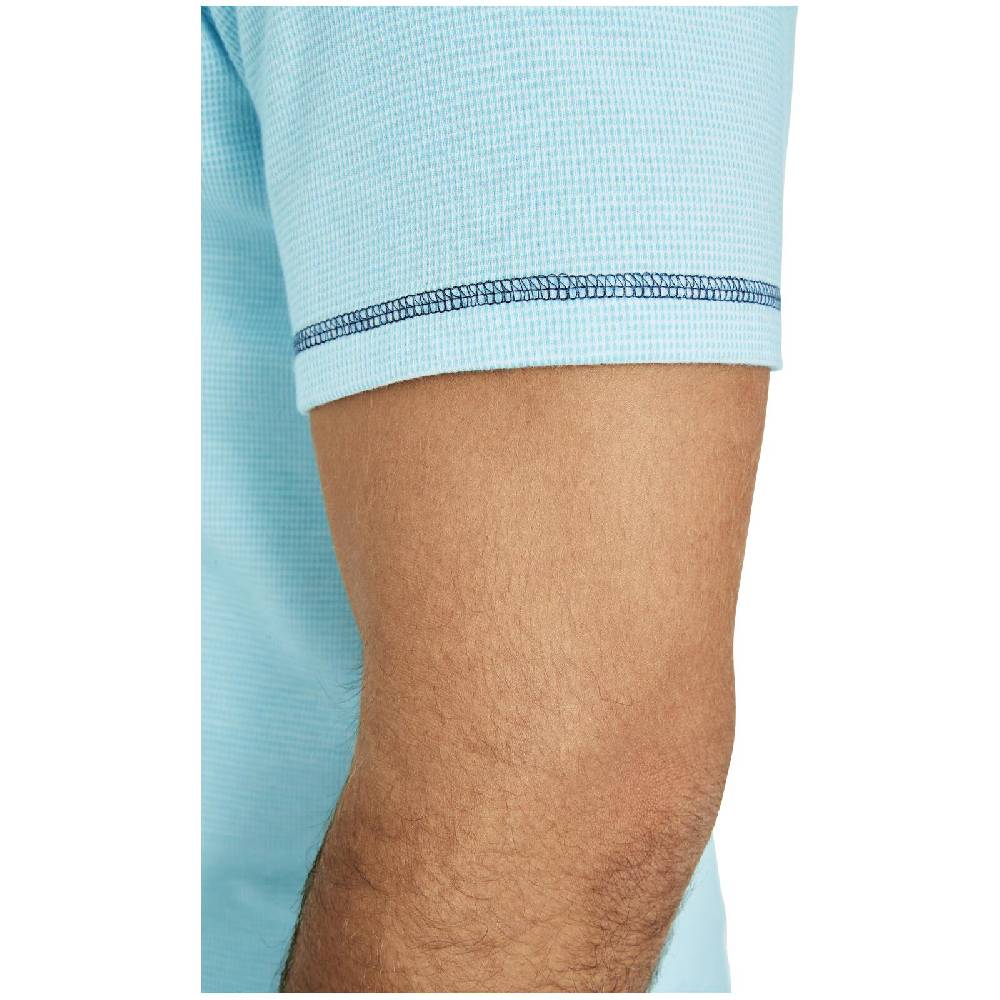 Jan Vanderstorm Poloshirt ALBERICH Türkis Melange