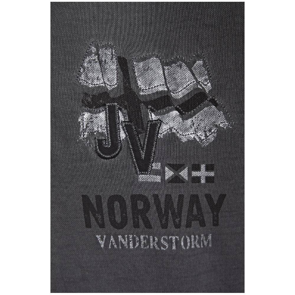 Jan Vanderstorm Poloshirt ALSING Dunkelgrau