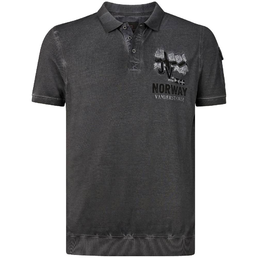 Jan Vanderstorm Poloshirt ALSING dunkelgrau